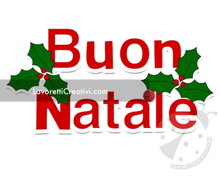 Scritte Buon Natale Lavoretti Creativi