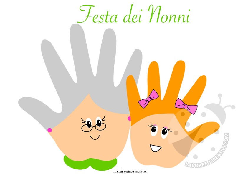 nonna nipote mani