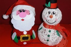 babbo natale pupazzo neve 1