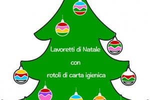 lavoretti natale rotoli carta igienica