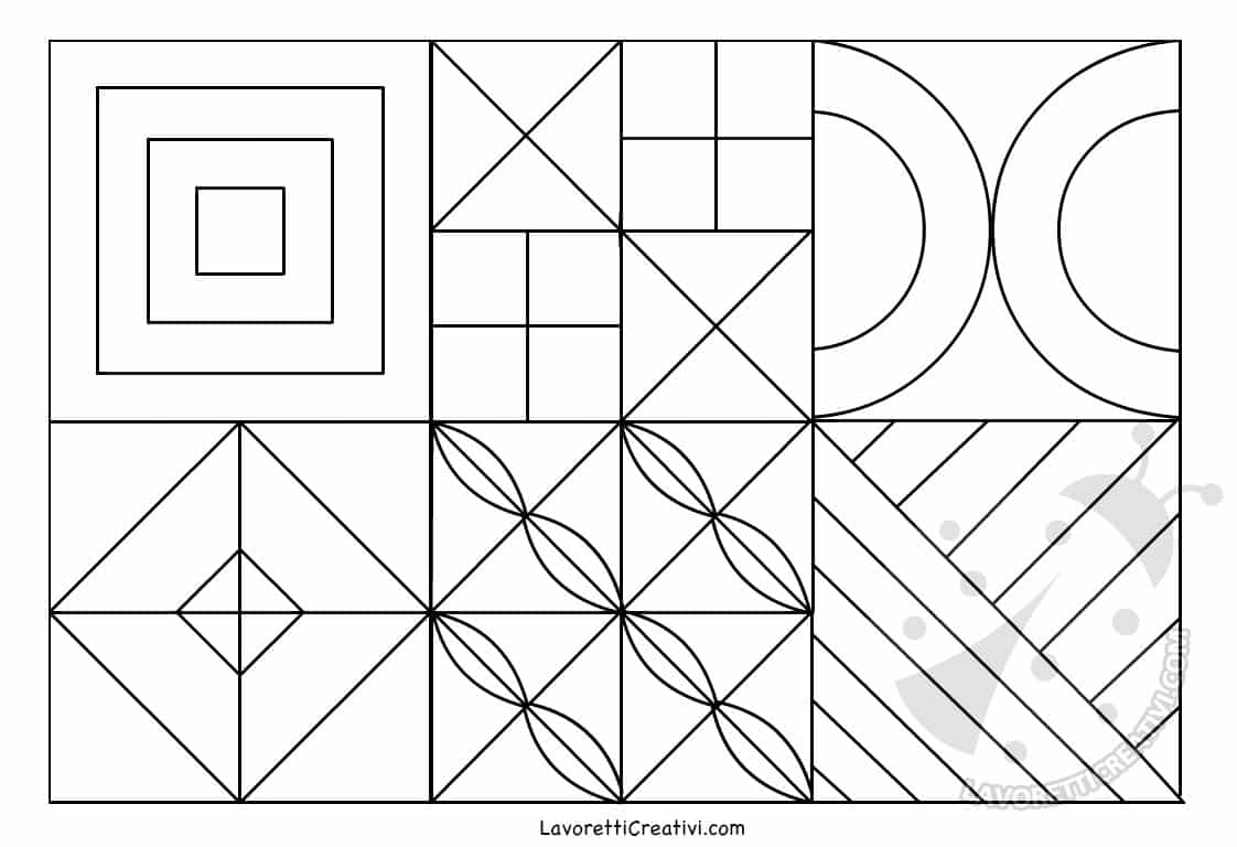 Composizione modulare Arte Scuola Primaria - Lavoretti Creativi