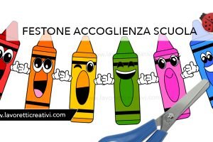 festone accoglienza colori cera