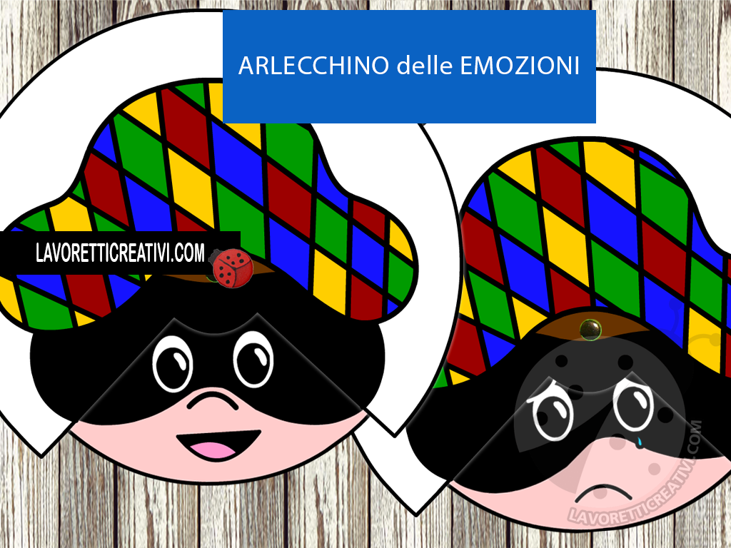 Arlecchino Delle Emozioni Per Bambini Lavoretti Creativi