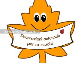 decorazioni autunnali scuola