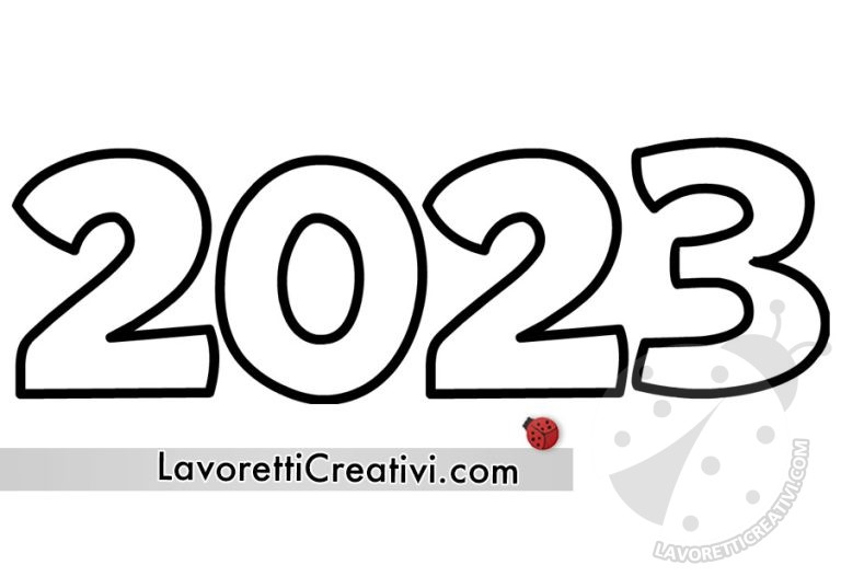 Numero 2023 Lavoretti Creativi 3801