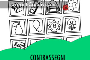 contrassegni scuola da colorare