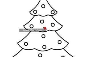 albero natale disegno bambini