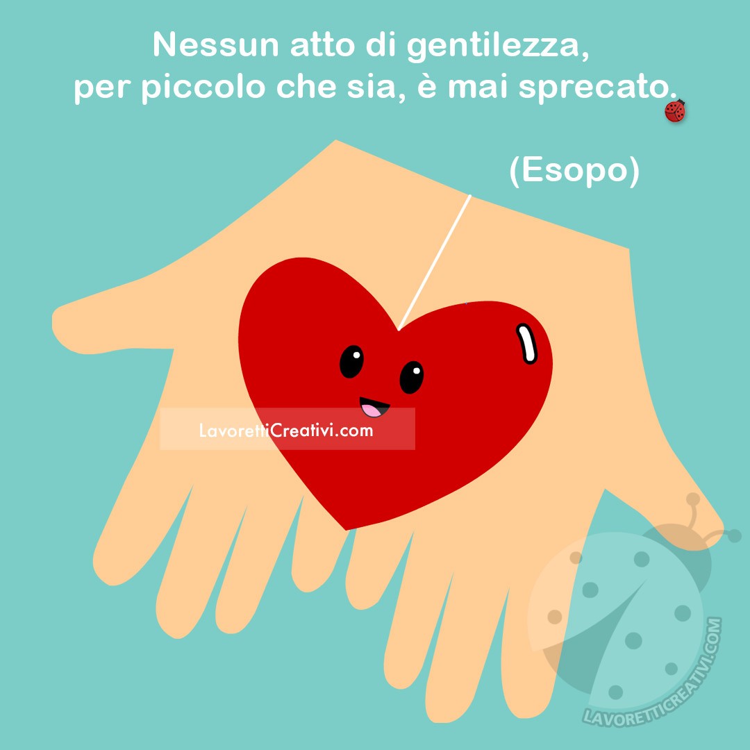 frase gentilezza esopo