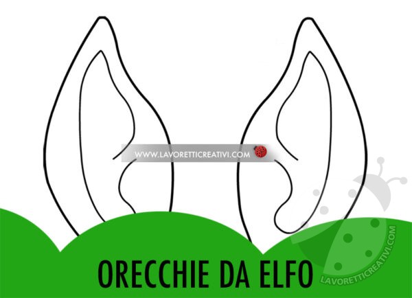 orecchie da elfo disegno