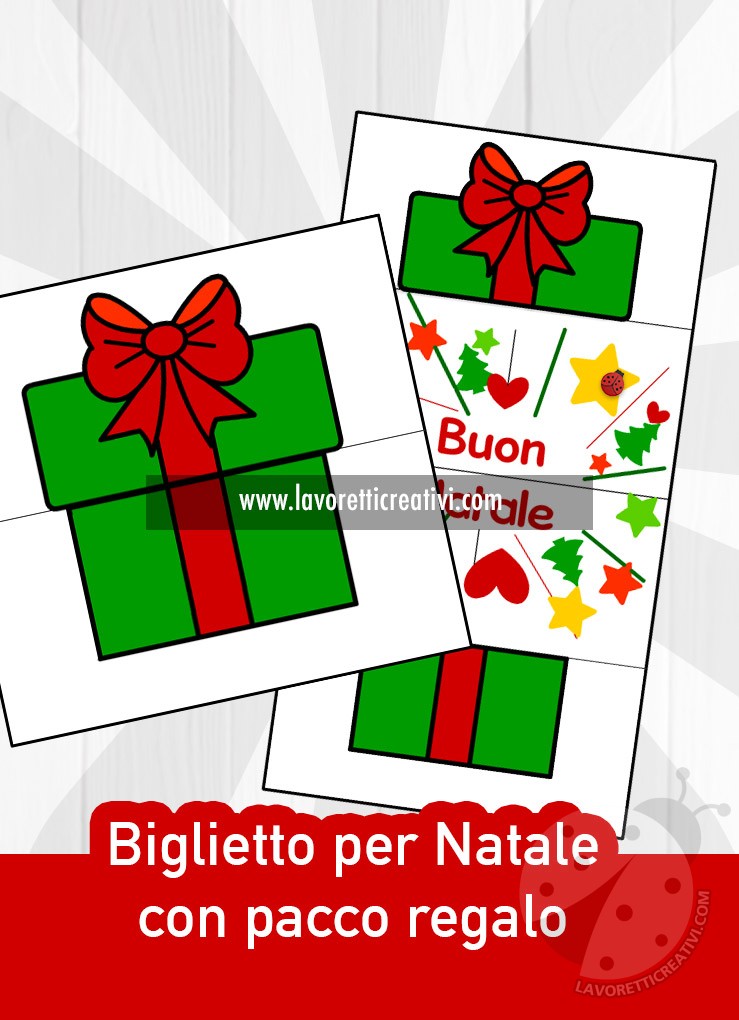 biglietto pacco regalo natale 1