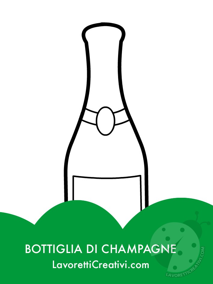 bottiglia di champagne