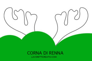 corna renna sagome