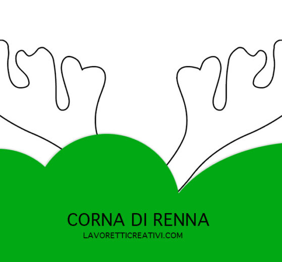 corna renna sagome