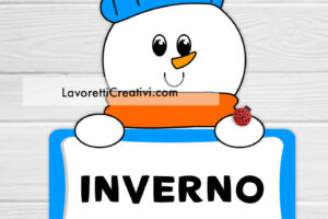 pupazzo neve inverno