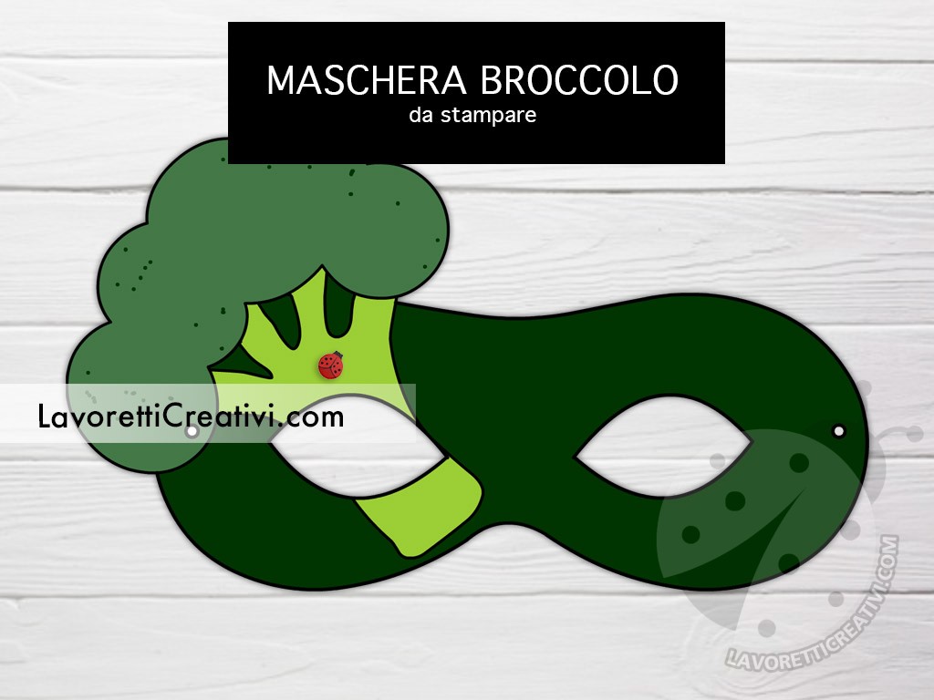 maschera broccolo verdura