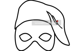 maschera pulcinella di carta