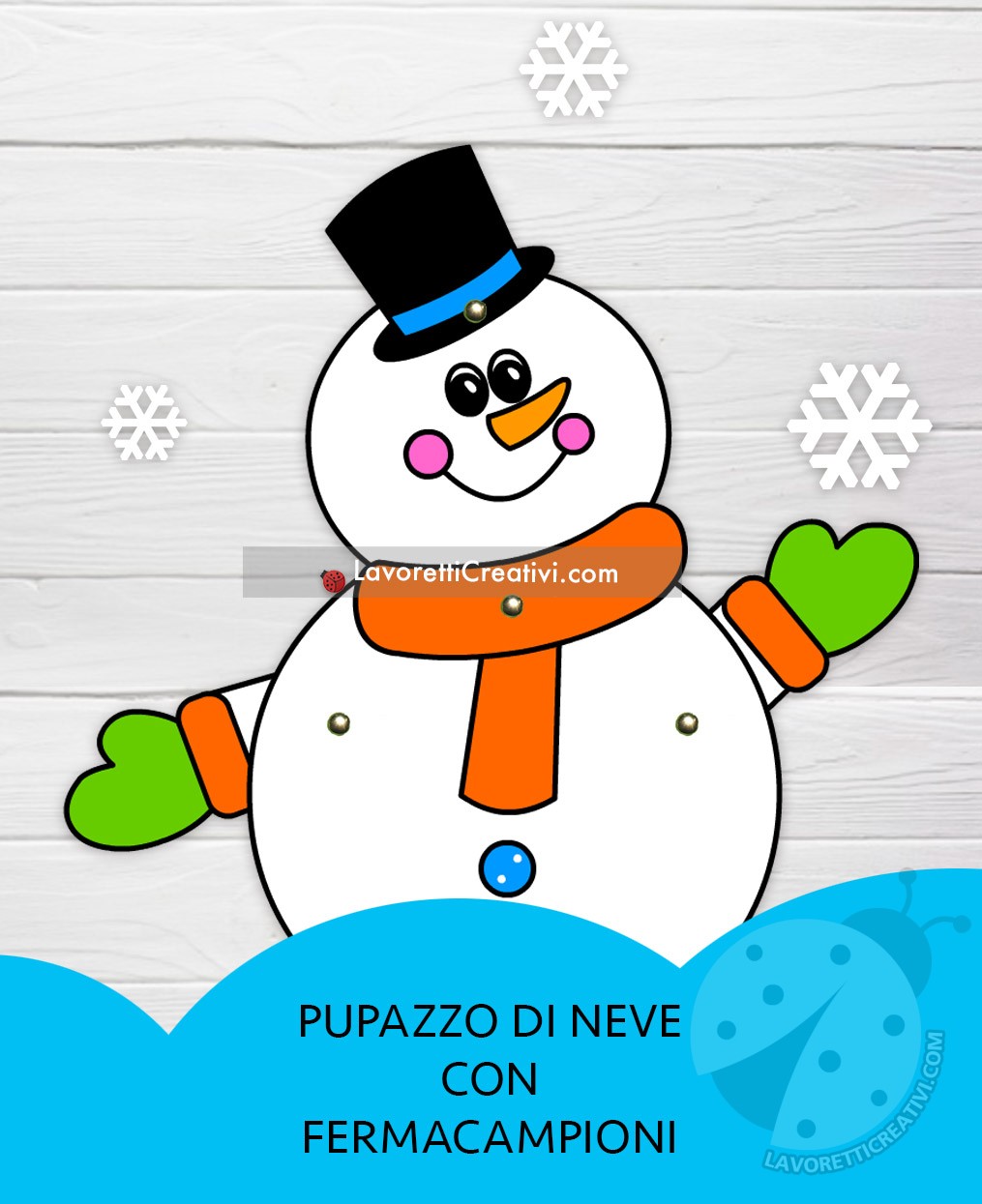 pupazzo neve marionetta