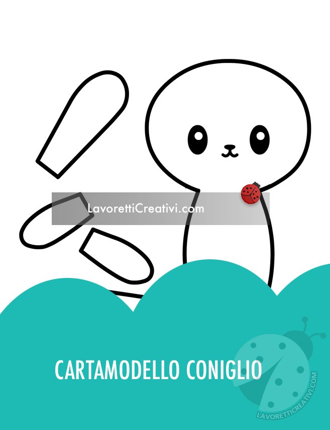 cartamodello coniglio