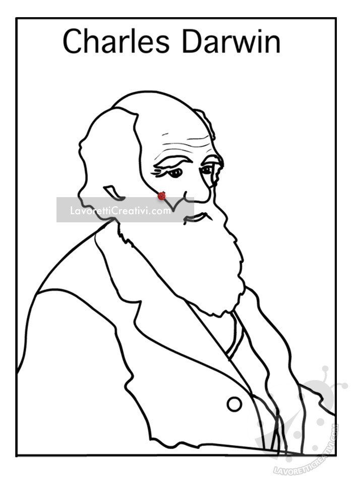 charles darwin disegno