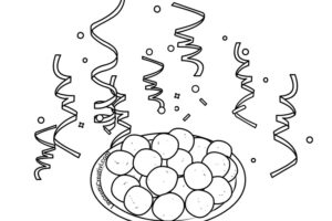 frittelle carnevale disegno