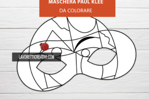 maschera paul klee disegno