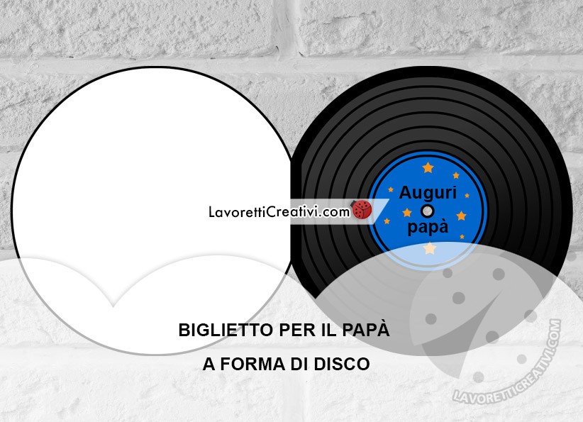 biglietto disco papa